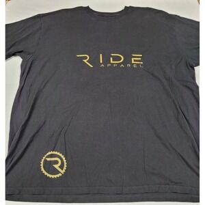 Ride Apparel Logo T-shirt Men's 3XL Black Short Sleeve Pullover